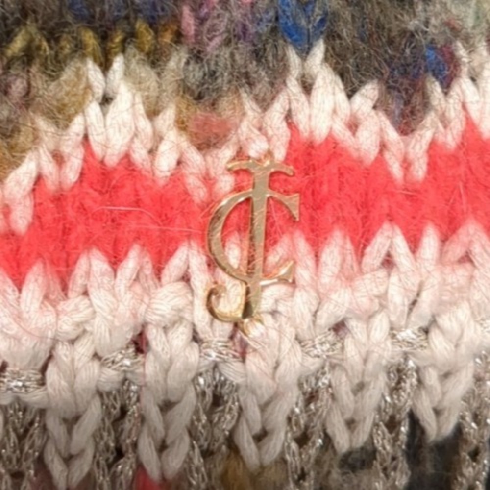Juicy Couture Womens Knit  Wool Blend Patterned textured‎ Sweater M (MINT) - Picture 9 of 9